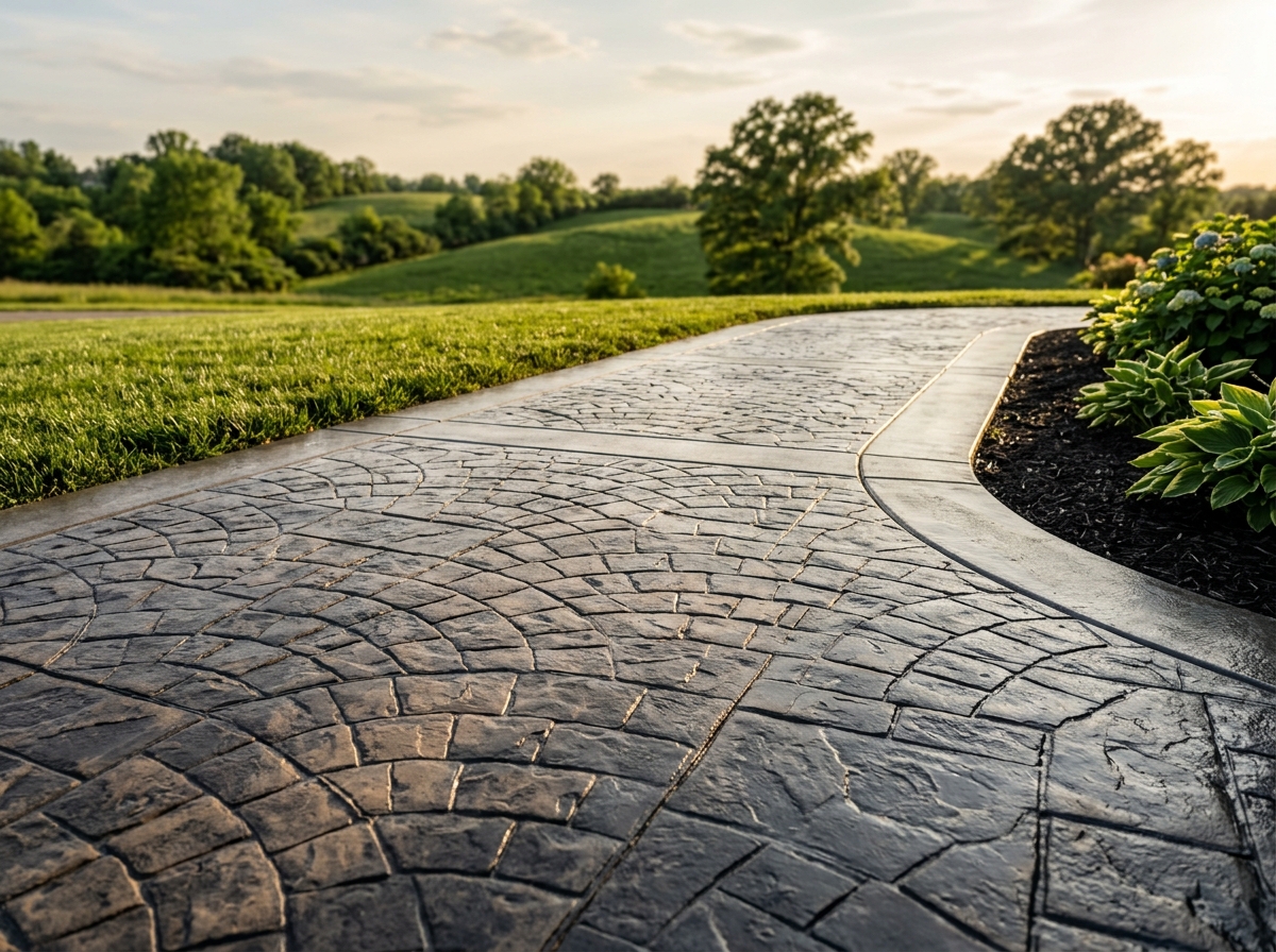 Expert concrete craftsmanship by CAG Enterprises in Central Kentucky