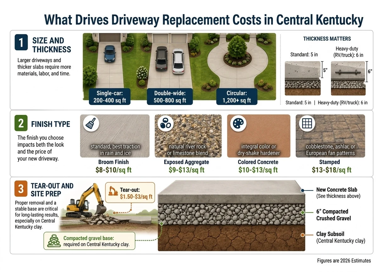 Concrete Driveway Replacement Cost
