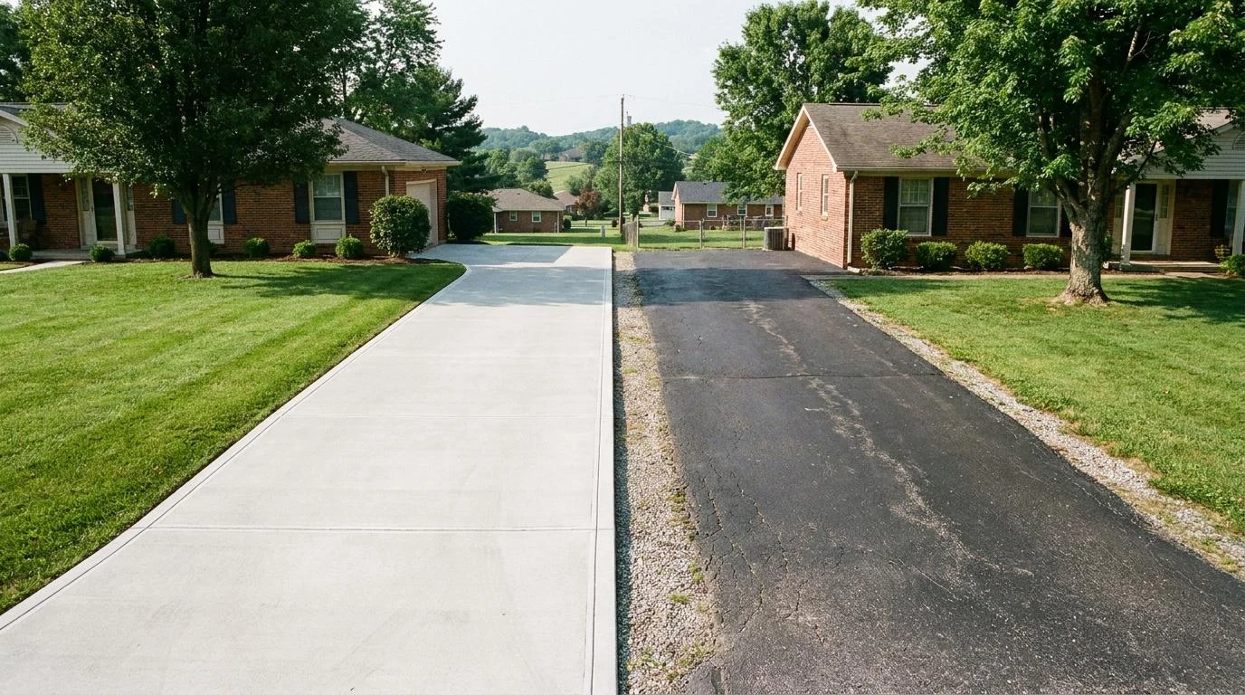 Concrete vs Asphalt Driveway