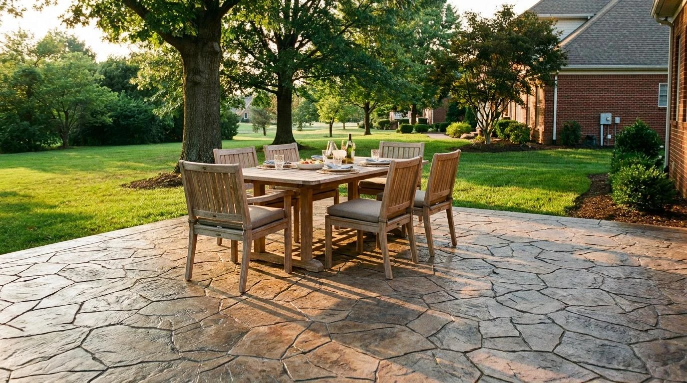 Stamped Concrete vs Pavers
