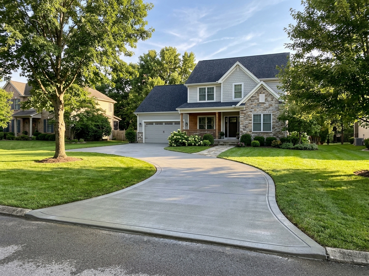 Residential driveway by CAG Enterprises