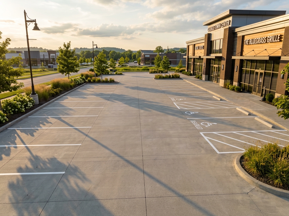 Commercial concrete services by CAG Enterprises in Georgetown, KY
