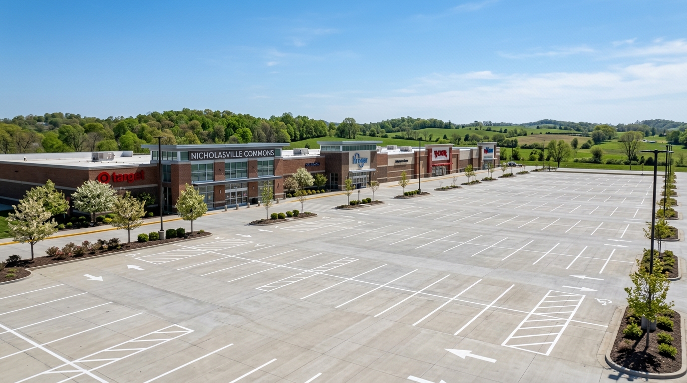 Commercial concrete project by CAG Enterprises in Nicholasville, Kentucky