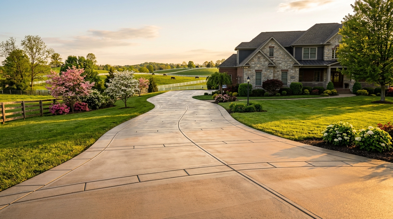 Professional concrete work in Lexington, Kentucky