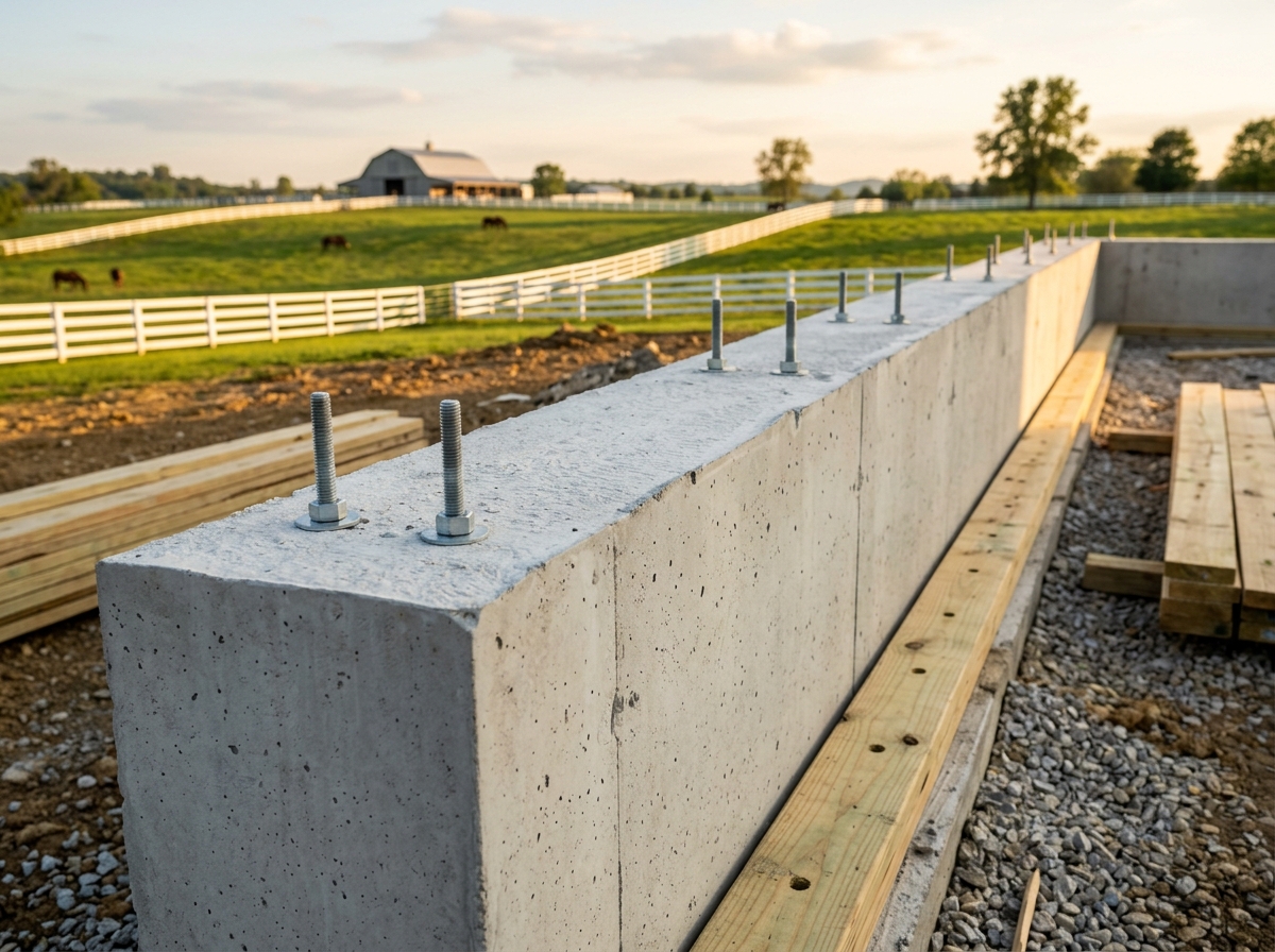 CAG Enterprises Concrete foundation detail in Georgetown, KY