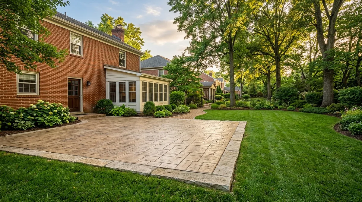 Ashlar Slate Patio Near Chevy Chase in Lexington, KY