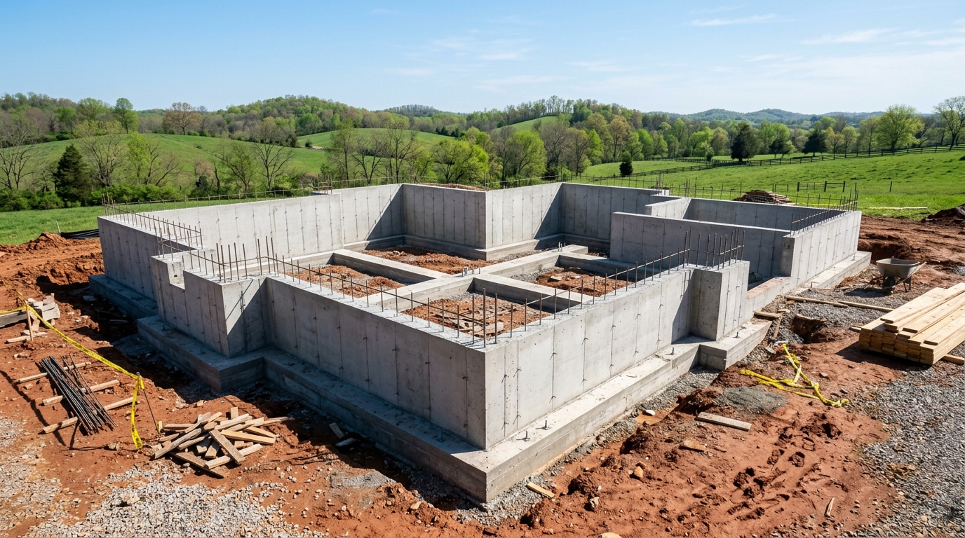 Foundation project in Nicholasville, KY