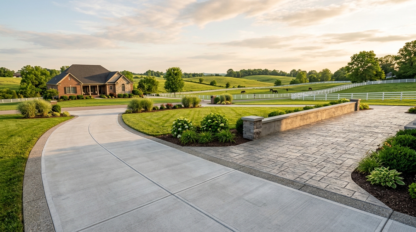 Concrete services by CAG Enterprises in Central Kentucky
